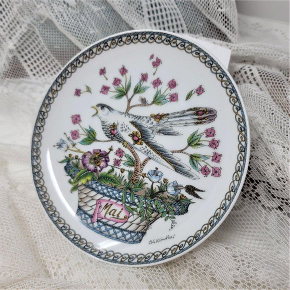 Hutschenreuther collector's plate Bird May Cuckoo - Picture 2 of 6